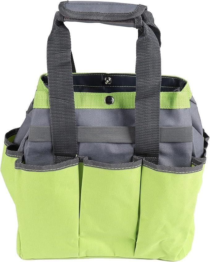 Restokki Large Capacity Tool Storage Bag Portable Garden Tool Organizer for Gardening Planting Picnic