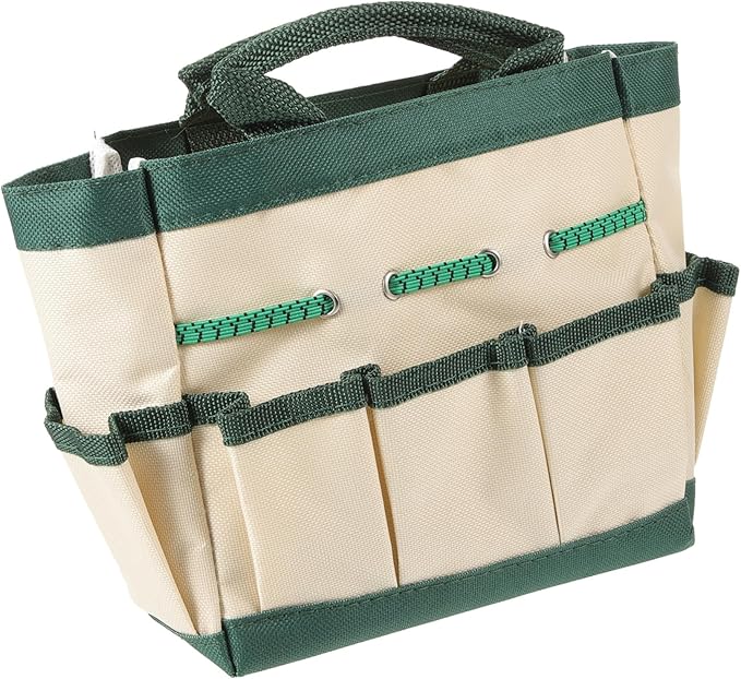 NUOBESTY 1pc Capacity Multifunctional Gardening Tool Organizer Bag Oxford Cloth Portable Garden Tool Tote for Efficient Storage and Easy Handling