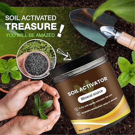 Soil Pro Activator for Plants, Soil Activator Mineral Source, Soil Improvement Loosening Agent, Plant Growth Enhance Supplement, Unlock Explosive Plant Growth (120g 1pcs)