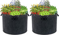 50 Gallon Grow Bags, 2 Pack Thickened Aeration Large Fabric Pots with Handles 29''×21'', Heavy Duty Planting Bags for Potato, vegetables, Flowers & Trees