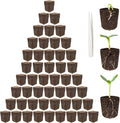 50P Seed Starter Sponge for Germinate Quickly, Hydroponic Sponges Grow Starter Pod for Plants Vegetables Flowers Seedling Starter Sponges Kit, Rapid Rooter Plugs for LAPOND Hydroponics Growing System