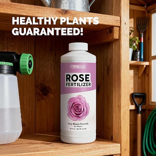 Rose Fertilizer – Liquid Plant Food for More Blooms, Vibrant Color & Stronger Stems, 8 oz