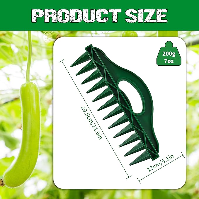 The Row Seeder – Handheld Garden Tool for Precise Seed & Seedling Spacing in Rows & Seed Trays – for Vegetables, Flowers & Herbs. Durable & Ergonomic