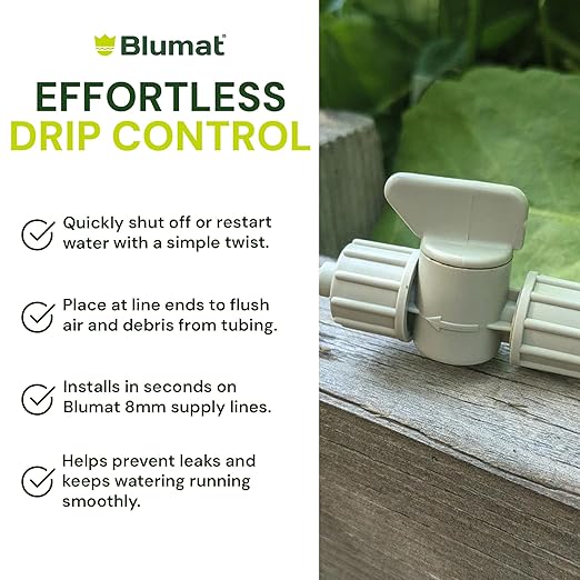 Blumat Drip Irrigation System - Tropf Deluxe Automatic Plant Watering Devices for Garden, Patio and Hanging Baskets - Universal Garden Watering System Up to 12 Plants - 12 Pack