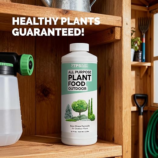 Plant Food Outdoor – Liquid Plant Fertilizer for All Plants, Vigorous Growth & Strong Roots, 1 Gallon