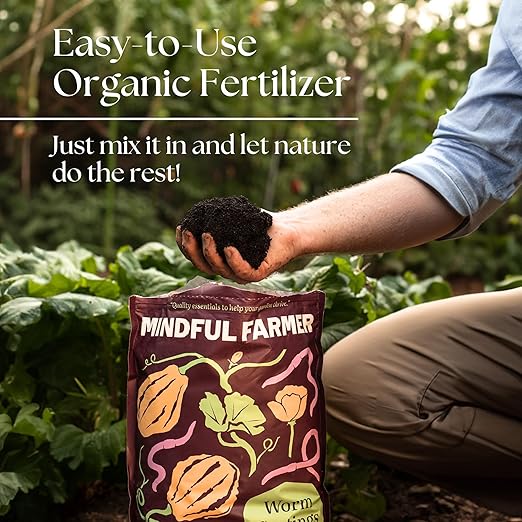 Worm Castings - Natural Fertilizer and Soil Amendment from Mindful Farmer
