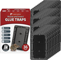 LULUCATCH Mouse & Insect Traps 36 Pack, Heavier Sticky Traps with Non-Toxic Glue for Small Mice & Insects. Sticky Mouse Traps Indoor, Easy to Set, Pet Safe Pest Control
