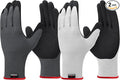 NoCry Gardening Gloves for Women with Strong Grip and Touchscreen Tips - Ultra-Breathable, Lightweight Snug Fit - Durable Abrasion-Resistant, Water-Repellent Rubber Coated Palm - Ideal for Yard Work