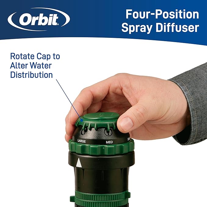 10-Pack Orbit 58573N H2O-6 Gear Drive Sprinkler - Versatile Gear Drive for Efficient Lawn Watering