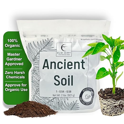 Elm Dirt Premium Ancient Soil & Worm Castings for Plants - Organic Fertilizer | 2lbs
