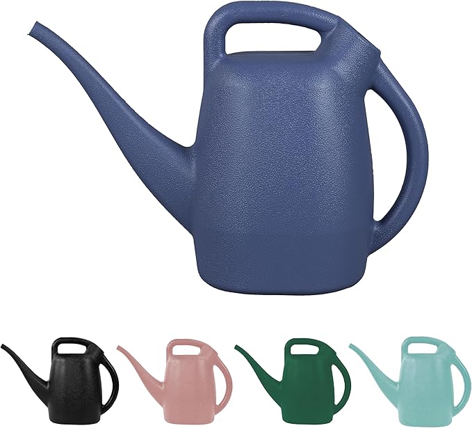 Chapin 48006 Watering Can, Garden, Indoor and Outdoor Plants, Recycled Plastic, Made in USA, 1/2 Gallon, Blue
