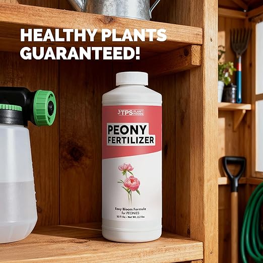 Peony Fertilizer – Liquid Plant Food for Bigger Blooms, Stronger Stems & Healthy Root Development, 8 oz