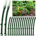 24 Pcs Adjustable Stake Arms for Tomato Cage, Garden Plant Stake Connectors, Expandable Trellis Connectors Climbing Rod Tomato Stick Supports for 11 mm Diameter Climbing Plants Vegetables
