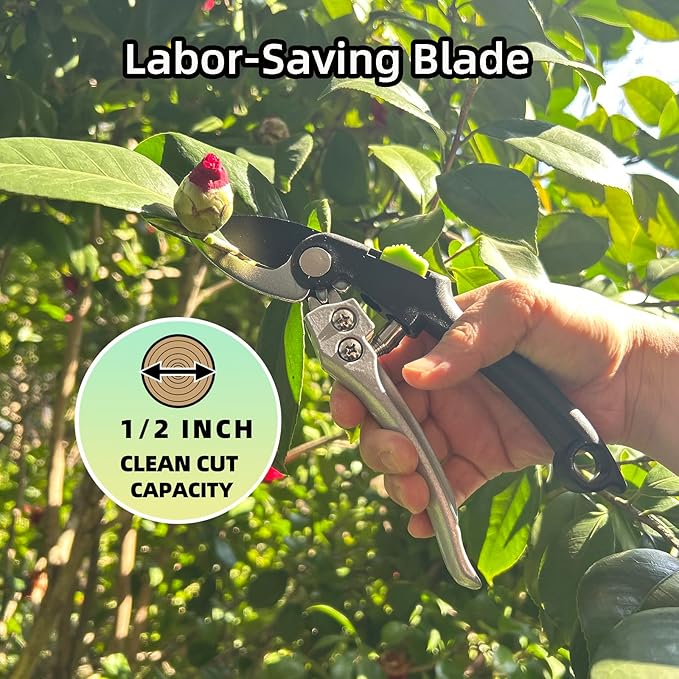 Loppers for Tree Trimming, Heavy Duty Branch Cutter Pruner with Gear Technology, Labor Saving Pruning Shears Gardening Tools Tree Clippers Tree Trimmer up to 1.3 Inch Clean Cut Capacity