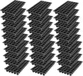 SUNPACK 21" x 11" Heavy Duty 50-Cell Square Insert, Black, 2.5" (Pack of 30) - Ideal for Greenhouses or Indoor Gardening - Holds Up to 50 Different Seeds