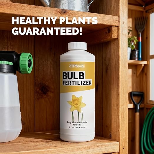 Bulb Fertilizer – Liquid Plant Food for Bigger Blooms & Stronger Bulb Development, 32 oz