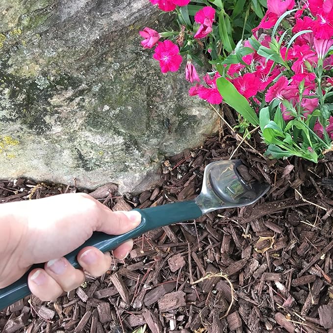 Trake, Trowel and Rake Garden Hand Tool Combo, Lightweight & Durable Garden Tool with Comfortable Grip for Planting & Cultivating