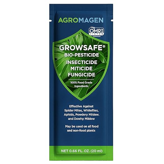 GrowSafe Bio-Pesticide, Organic and Natural Miticide, Fungicide and Insecticide (Ready-to-Use 24 fl.oz)