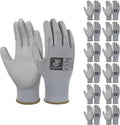 HLDD HANDLANDY PU Coated Safety Work Gloves, 6/12 Pairs Work Gloves