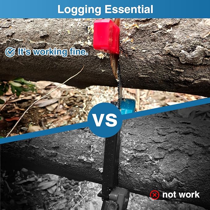 6 Inch Cordless Chainsaw Battery Powered Hand-held Lightweight Tree Branches and Wood Pruning Power Tools, Portable Mini Chain saw for home, garden and outdoor use with 2 * 4000mAh Batteries