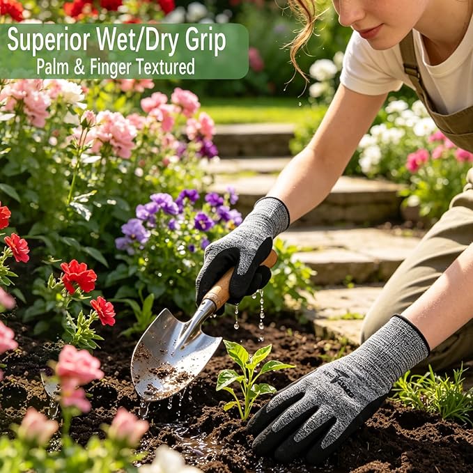 gardening gloves,garden gloves for women,Breathable latex dipped,Suitable for weeding and warehouse handling