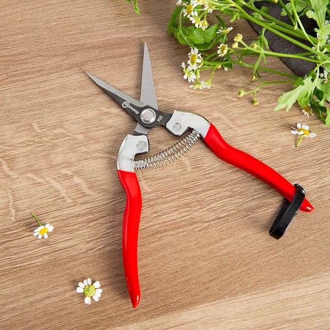 Sanung Pruning Shears Garden Tools Shears Lasting Sharp Labor-Saving for Trimming Plants Fruit Branches Shrub and Flower Suitable for Parks and Courtyard