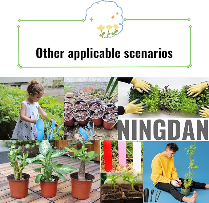 Garden Shovel Hand Tools Transplanting Potting Bonsai Soil Scoop Plastic Succulent Kits,Mini Garden Plant Care Shovel Soil (Black)