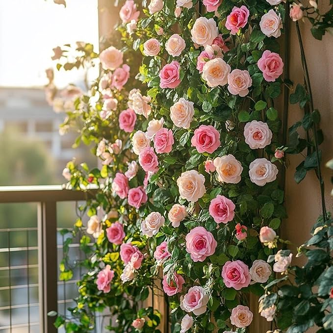 350+ Climbing Rose Seeds - Heirloom Non-GMO Climbing Flower Seeds for Captivating Garden Blooms - Perennial Shrub Flowers, Perfect for Spring and Fall Planting, Great Gardening Gift