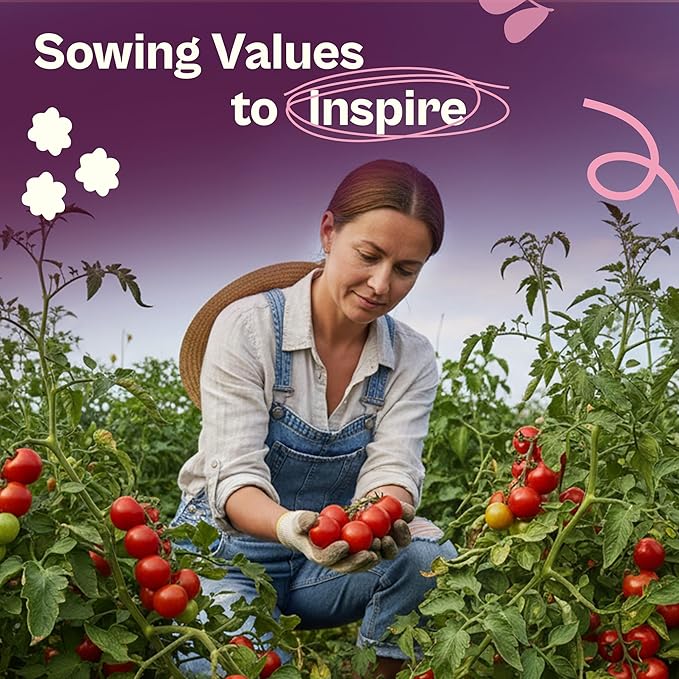 SVI 550 Large Red Cherry Tomato Seeds (Solanum lycoperscium) – Cherry Tomatoes Seed Packets, Mini Tomatoes On The Vine – Heirloom Vegetable Seeds in Home Garden, Containers, Greenhouses