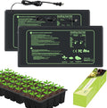 Seedling Heat Mat for Seed Starting, 2 Pack Plant Heat Mats Indoor Germination Growing Gardening Brewing, Waterproof Greenhouses Warming Heating Pad Terrarium Reptile Seed Rooting 10"X20.75"