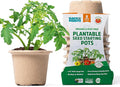 Back to The Roots Organic & PLANTABLE 4.25" Wide Seed Starting POTS (8 CT)