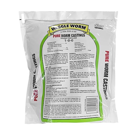 100% Pure Organic Mineral-Dense Worm Castings Fertilizer in Resealable Zipper Pouch, 4.5lbs - Improves Soil Fertility and Aeration for Growing Better Houseplants, Veggies, and More, 2 Pack