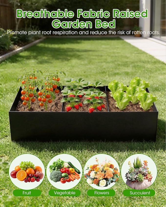 Cucumber Trellis with Grow Bags for Garden, U Frame Garden Trellis for Climbing Plants, Metal Plant Trellis with Garden Netting for Vegetables Flowers Fruits(U-4 Arches)