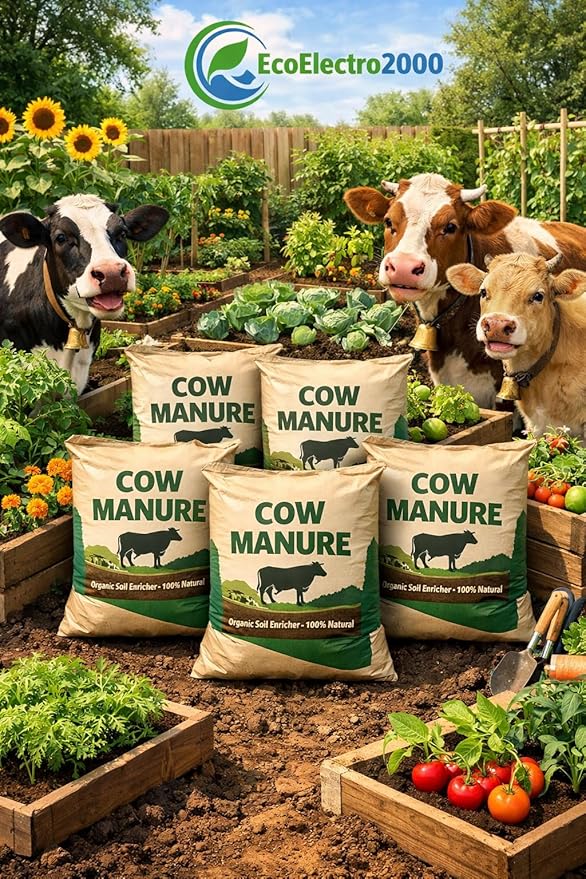 Lot of 6, 20 or 60 Organic Humus and Manure Soil, Each Bag is 1 Cu. Ft. Consists of 80% Compost Base and 20% Manure Delivered to Your Door, Never Carry Heavy OR Mess Your CAR Trunk. (20)