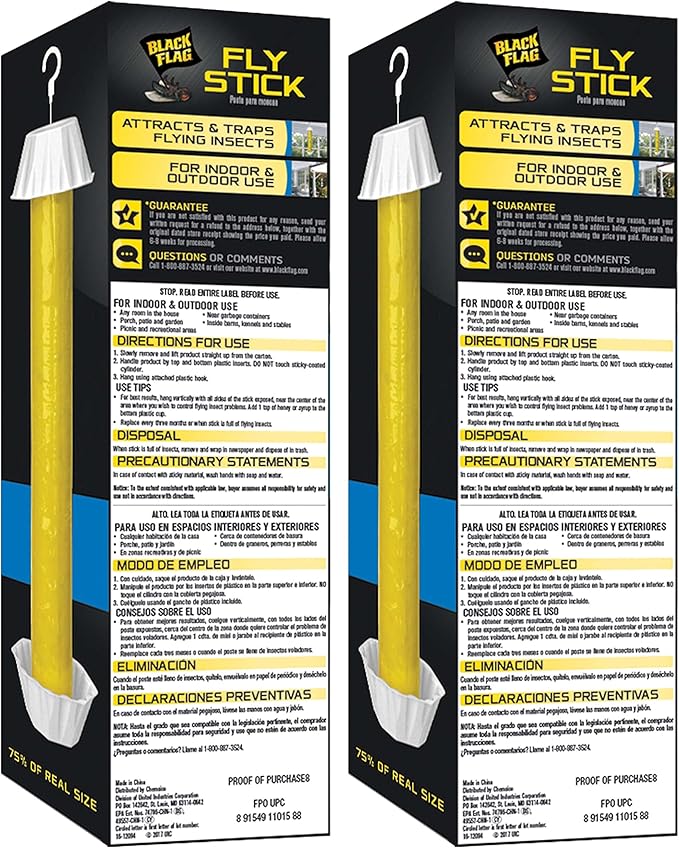 Black Flag Fly Stick, 2 Count