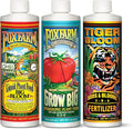 FoxFarm Hydro Liquid Trio Pack - Big Bloom, Grow Big, Tiger Bloom Fertilizers for Vigorous Plant Growth, Bud Development & Abundant Fruit - Complete Hydroponic Plant Food Set - 3 Pint Bottles
