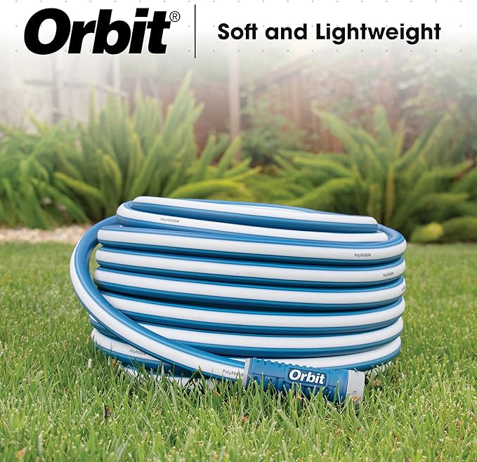 Orbit 22010 Polyfusion Garden Hose - Heavy-Duty Water Hose (100-Foot x 5/8-Inch)