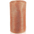 Gisafai 16' x 33 ft Copper Mesh Rodent Control Copper Wool for Slugs Rustproof DIY Hole Filler Pure Wire Mesh for Bat Snail Bird Pest Rodent Control Gap Blocker Fill Fabric Hole Gardening(1 Roll)