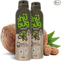 Shubug Natural Insect Repellent Spray, DEET Free with Geraniol, MCT and Walnut Oil, Long Lasting Up to 10 Hours, 6 oz (Pack of 2)
