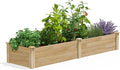 Greenes Fence Premium Cedar Raised Garden Bed, 2' x 8' x 14" (3/4" Thick) - Made in USA with North American Cedar