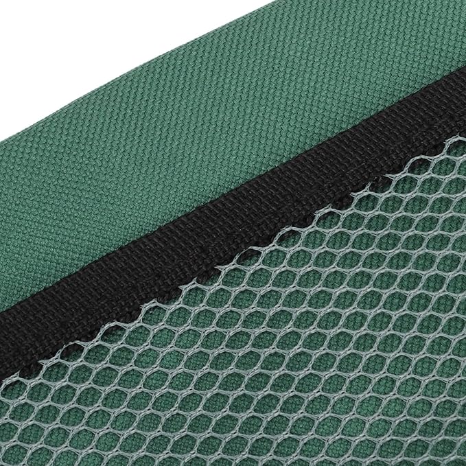 Gavigain Garden Tool Storage Bag 600D Oxford Cloth Foldable Portable Gardening Tote with Multiple Pockets for Outdoor Garden (Blackish Green)
