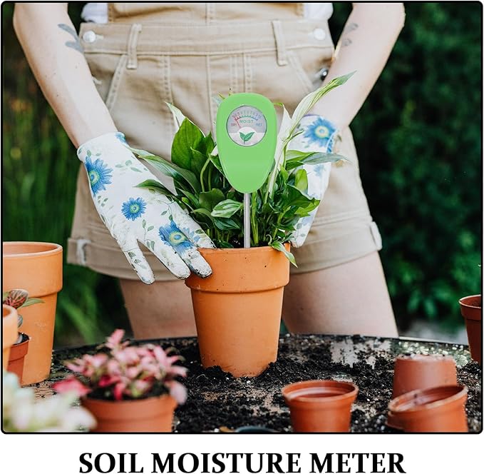 Soil Tester, Plant Moisture Meter, Moisture Sensor, Soil Test Kit for Home, Garden, Lawn, Farm, Indoor/Outdoor Use, Promote Plants Healthy Growth