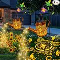 Solar Watering Can Lights, Hummingbird Hanging Lanterns Outdoor, Gardening Gifts for Mom Women Grandma Birthday, Waterproof Solar Lights Garden Decor for Outside Yard Art Patio Porch Lawn Backyard