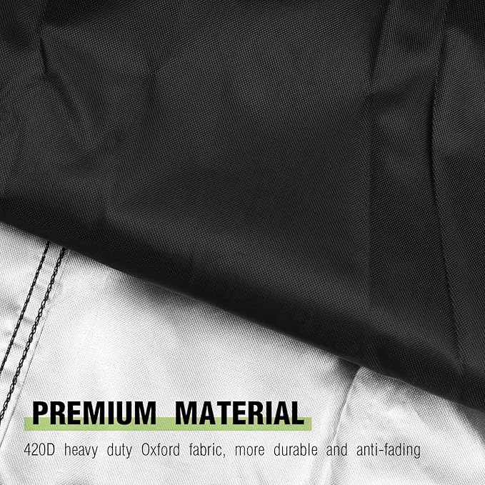 Outdoor Bar Cart Cover for Best Choice Product Outdoor Rolling Wicker Bar Table Set 44"x19"x36", Waterproof Serving Cart Cover for TomCare Grill Table,Outside Beverage Cooler Covers
