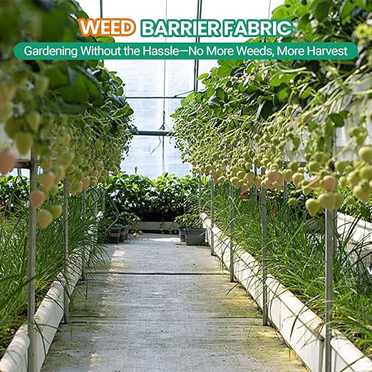 Weed Barrier Fabric, 3FTx300FT Heavy Duty Landscape Fabric with 30 U-Shaped Securing Pegs, 3.2OZ Geotextile Ground Cover, Woven Weed Block for Gardening, Landscaping, Driveway
