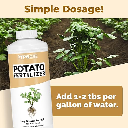 Potato Fertilizer, Complete Liquid Potato Plant Food, 32 oz (1 Quart)