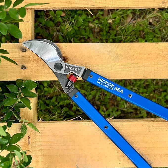 Hickok Heavy Duty Loppers for Tree Trimming – 36" Branch Cutter & Pruning Shears with Long Handle | Lightweight Aluminum Tree Trimmer | Professional-Grade Pruner Made in USA