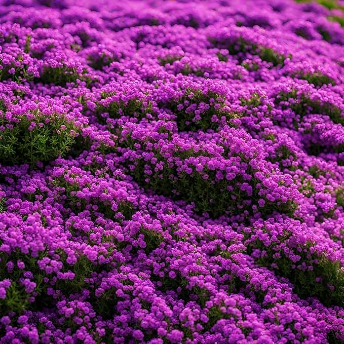 Creeping Thyme Seeds for Planting - 20000+ Magic Creeping Thyme Seeds Ground Cover Plants Heirloom Flowers Non-GMO Perennial Thymus Serpyllum Seeds