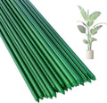 PROWORX 24 Inch 2 Ft Plant Support Garden Stakes 25 PCS, Sturdy Steel Plastic Coated Sticks for Outdoor Growing Climbing, Tomato, Trees, Cucumber, Beans