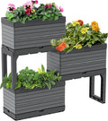 Southern Patio FlexSpace 5-pc. Modular Raised Garden with 3 Collapsible Planter Boxes & 2 Legs